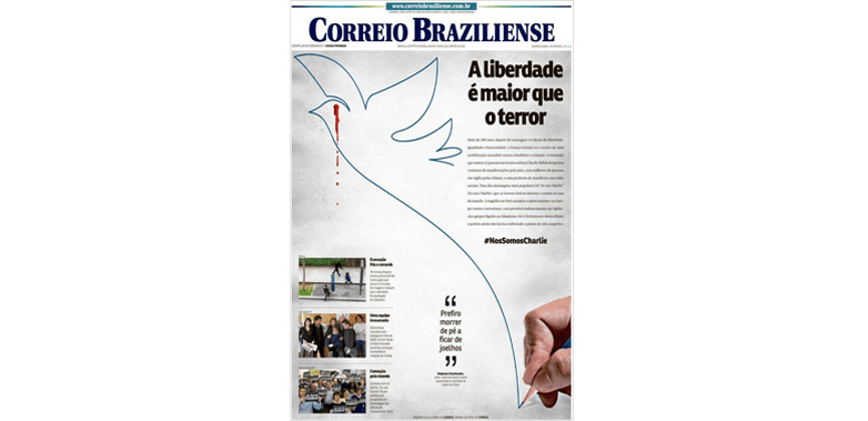 Correio Braziliense – Brasil # jesuischarlie