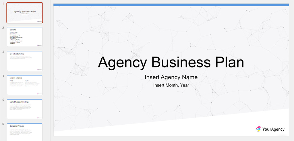 Agency Business Plan PPTX